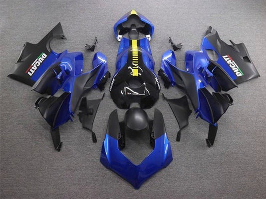 2020-2021 Blue Black Yellow Matte Black Ducati Panigale V4 V4S Fairing Kit