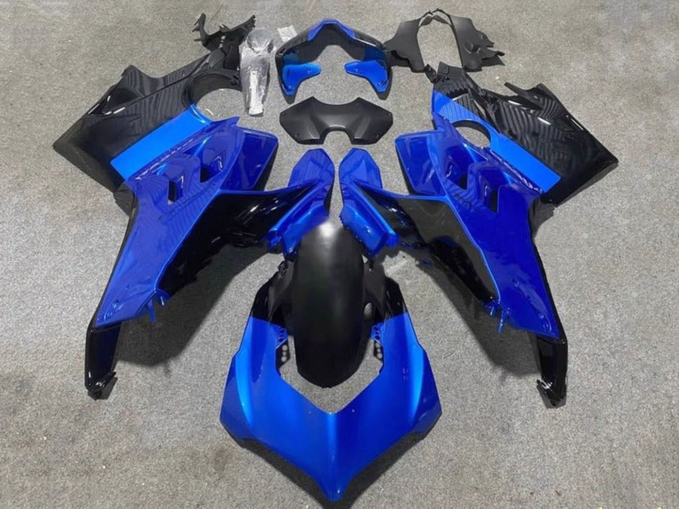 2020-2021 Blue Black Ducati Panigale V4 V4S Fairing Kit