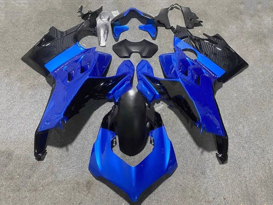 2020-2021 Blue Black Ducati Panigale V4 V4S Fairing Kit