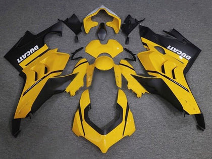 2020-2021 Ducati Panigale-V4 Yellow Black White V4S Fairing Kit