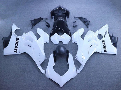 2020-2021 Ducati Panigale-V4 White Black V4S Fairing Kit