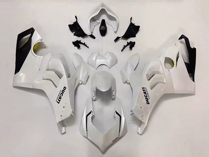 2020-2021 Ducati Panigale-V4 Pearl White Black V4S Fairing Kit