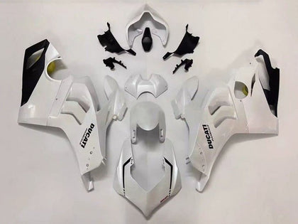 2020-2021 Ducati Panigale-V4 Pearl White Black V4S Fairing Kit