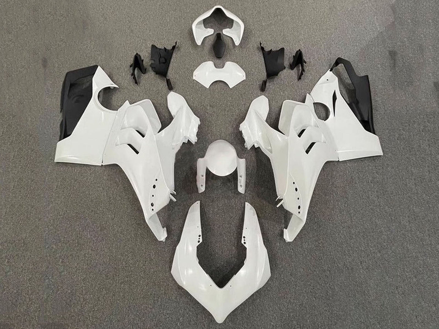 2020-2021 Pearl White Ducati Panigale V4 V4S Fairing Kit