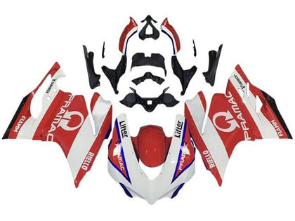 2015-2020 Ducati 959-Panigale / 1299-Panigale Red White Pramac Fairing Kit