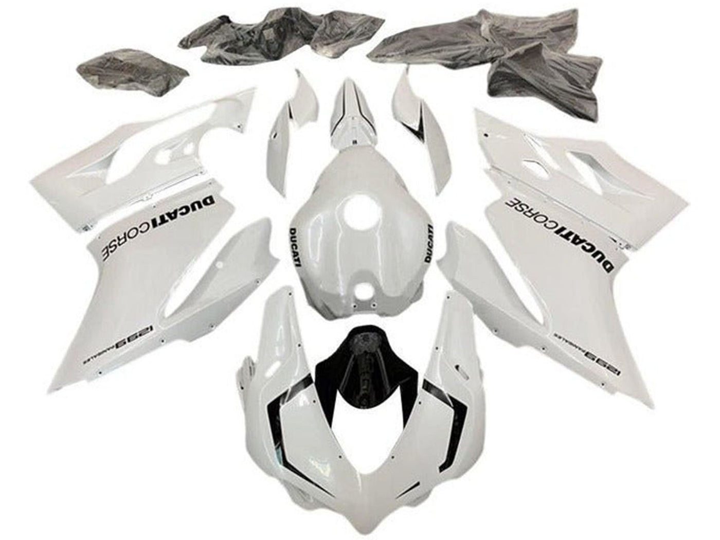 2015-2020 Pearl White Ducati 1299 Motorcycle Fairings， Purchase 2015-2020 Pearl White Ducati 1299 Motorcycle Fairings UK - UK