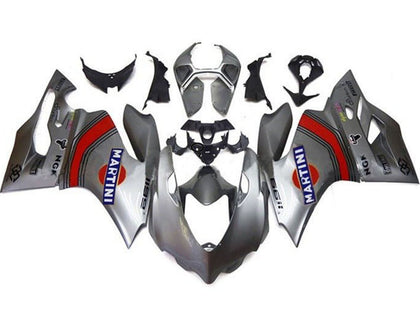 2011-2014 Ducati 899-Panigale / 1199-Panigale Silver Red Blue Martini Panigale Fairing Kit
