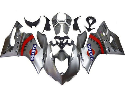 2011-2014 Ducati 899-Panigale / 1199-Panigale Silver Red Blue Martini Panigale Fairing Kit