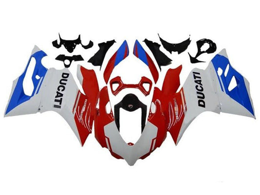 2011-2014 Red White Blue Ducati Panigale 899 1199 Fairing Kit