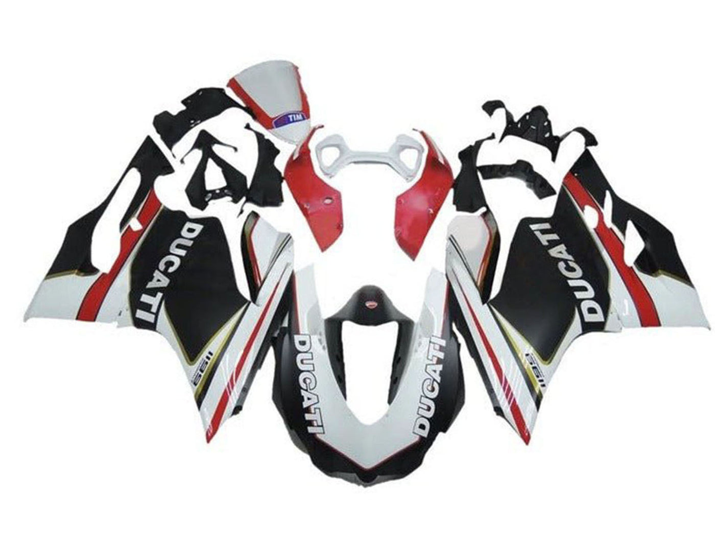 2011-2014 White Red Gold Matte Black Ducati Panigale 899 1199 Fairing Kit