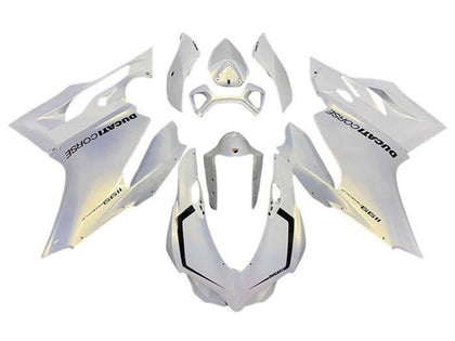 2011-2014 Ducati 899-Panigale / 1199-Panigale Pearl White Panigale Fairing Kit