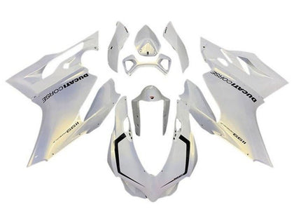 2011-2014 Ducati 899-Panigale / 1199-Panigale Pearl White Panigale Fairing Kit
