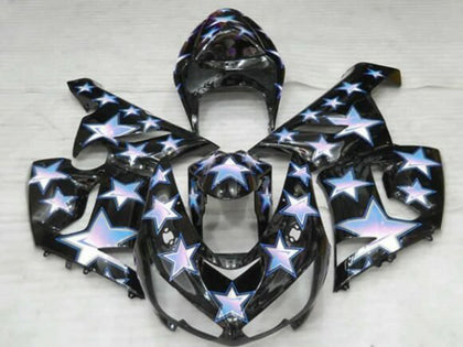 2005-2006 Kawasaki ZX-6R Black Star Fairing Kit