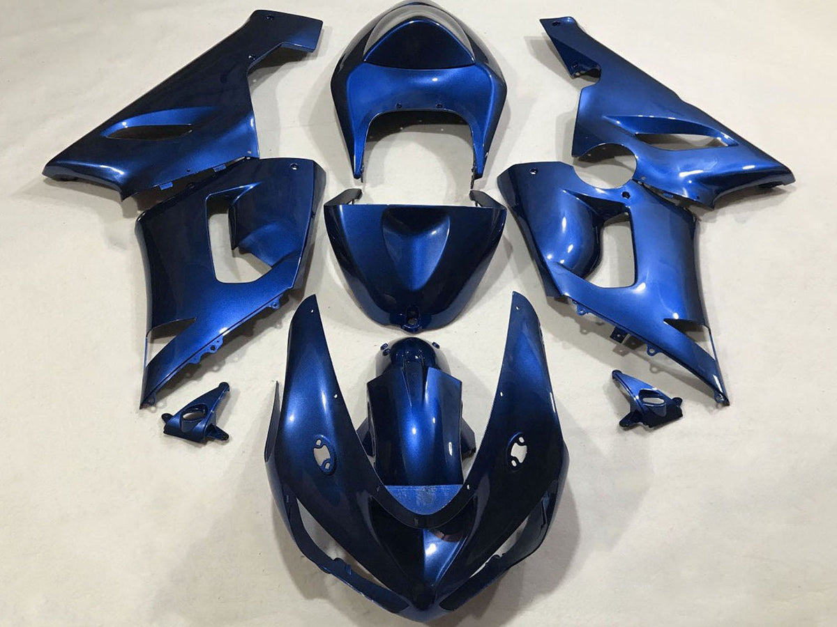 2005-2006 Blue Kawasaki ZX6R Motorcycle Fairings， Purchase 2005-2006 Blue Kawasaki ZX6R Motorcycle Fairings UK - UK