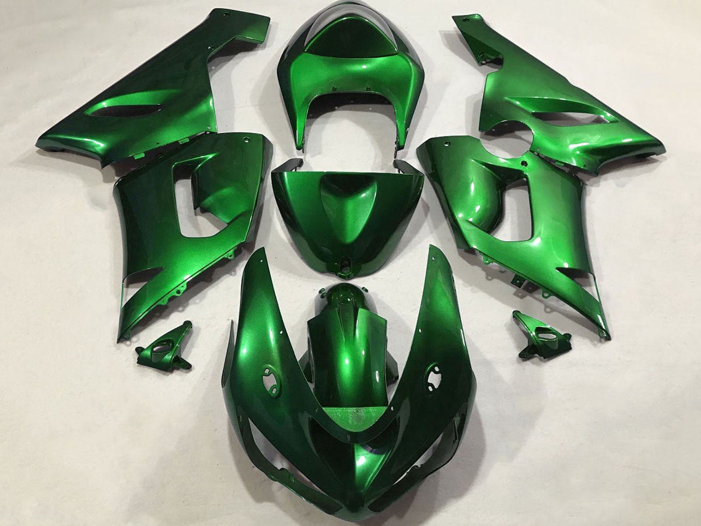 2005-2006 Candy Green Kawasaki ZX6R Motorcycle Fairings， Purchase 2005-2006 Candy Green Kawasaki ZX6R Motorcycle Fairings UK - UK