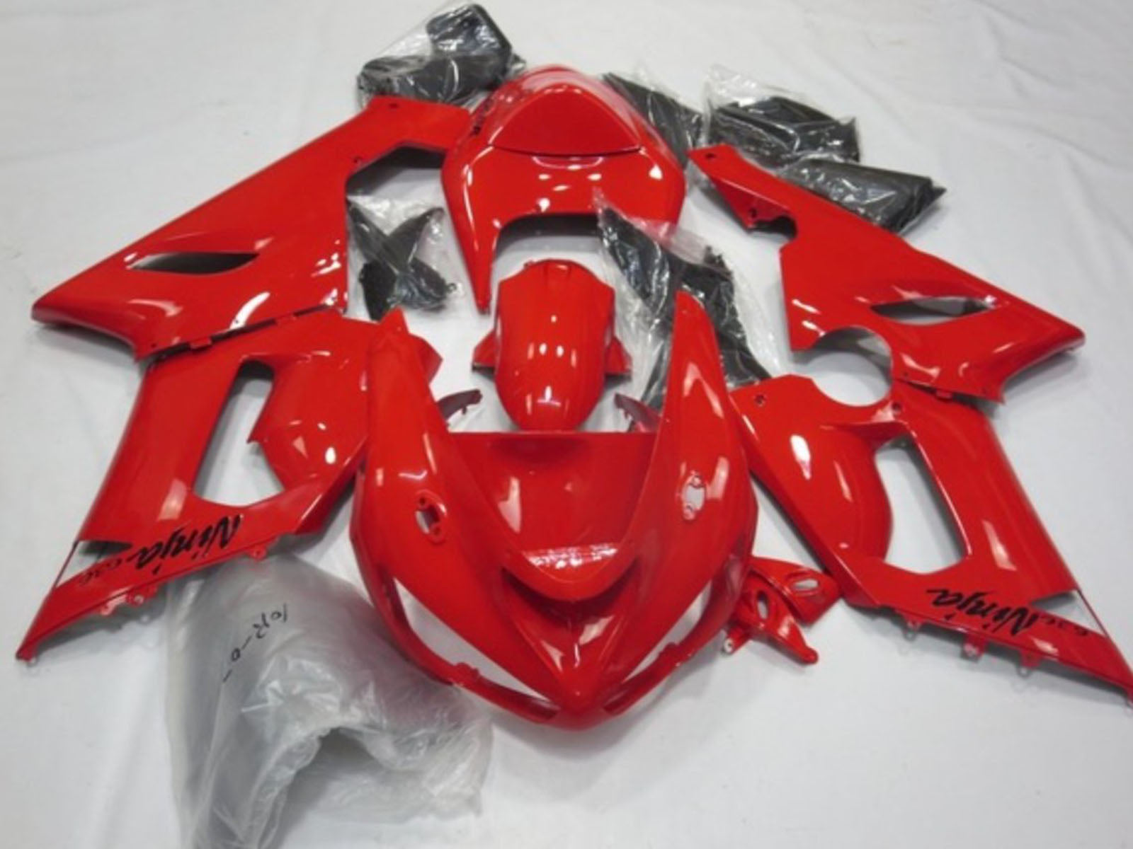 2005-2006 Red Kawasaki ZX6R Motorcycle Fairings， Purchase 2005-2006 Red Kawasaki ZX6R Motorcycle Fairings UK - UK