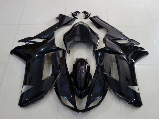 2007-2008 Glossy Black Kawasaki ZX6R Motorcycle Fairing， Purchase 2007-2008 Glossy Black Kawasaki ZX6R Motorcycle Fairing UK - UK