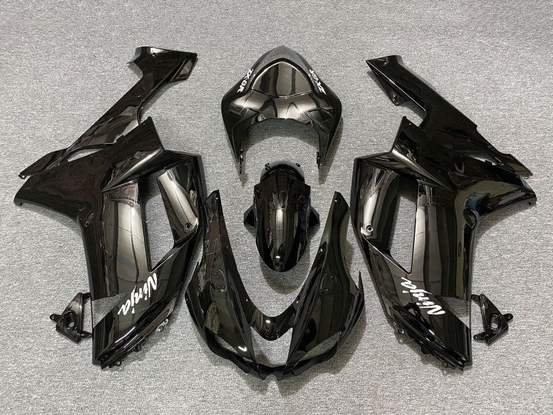 Purchase 2007-2008 Black Kawasaki ZX6R Motorcycle Fairings UK