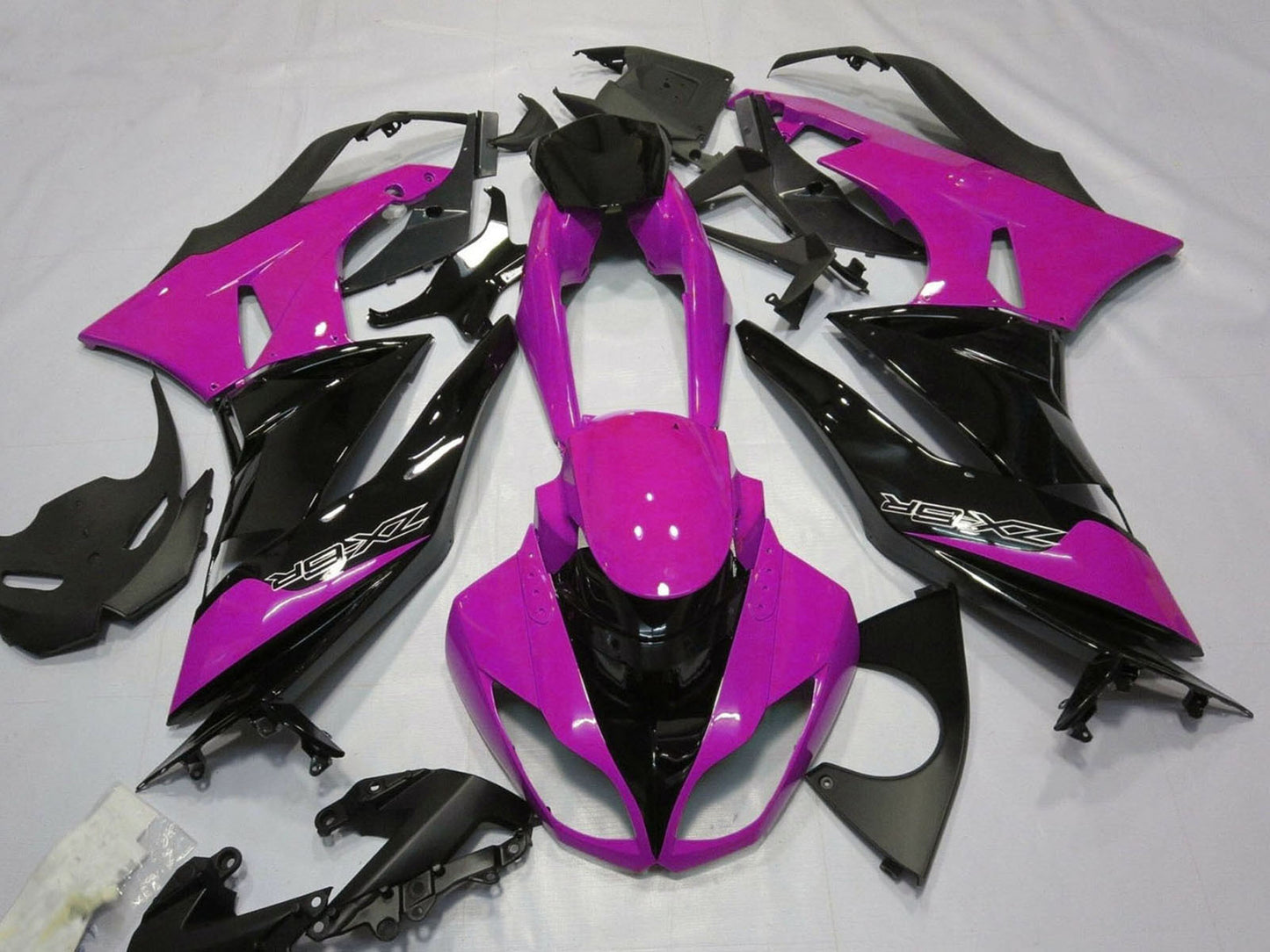 2007-2008 Pink Black Kawasaki ZX6R Motorcycle Fairings， Purchase 2007-2008 Pink Black Kawasaki ZX6R Motorcycle Fairings UK - UK