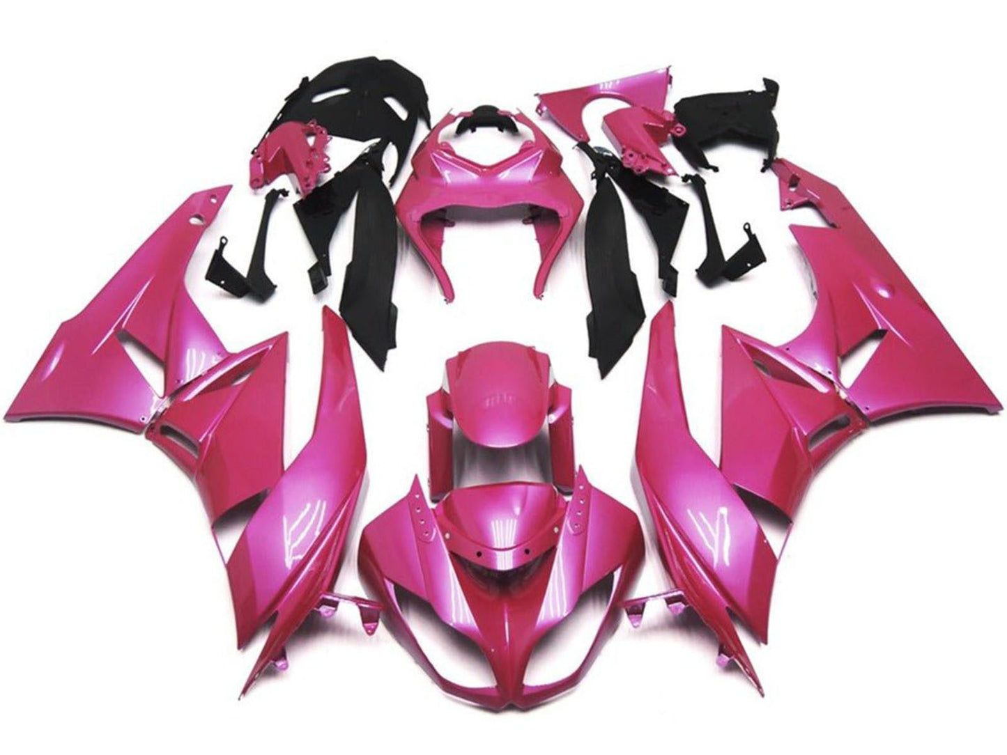2009-2012 Pink Kawasaki ZX6R Motorcycle Fairings， Purchase 2009-2012 Pink Kawasaki ZX6R Motorcycle Fairings UK - UK