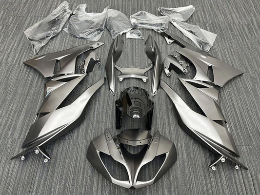 2009-2012 Matte Silver Kawasaki ZX6R 636 Fairing Kit
