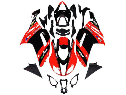 2013-2018 Kawasaki ZX-6R Red Black Elf Fairing Kit