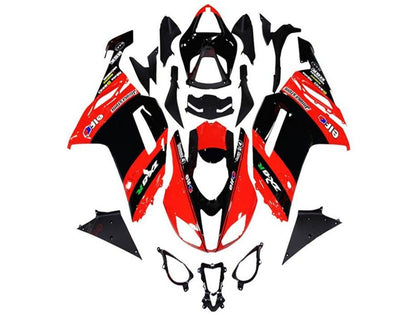 2013-2018 Kawasaki ZX-6R Red Black Elf Fairing Kit
