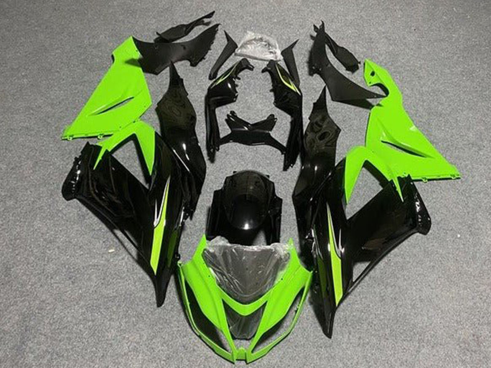 2013-2018 Green Black Kawasaki ZX6R 636 Fairing Kit