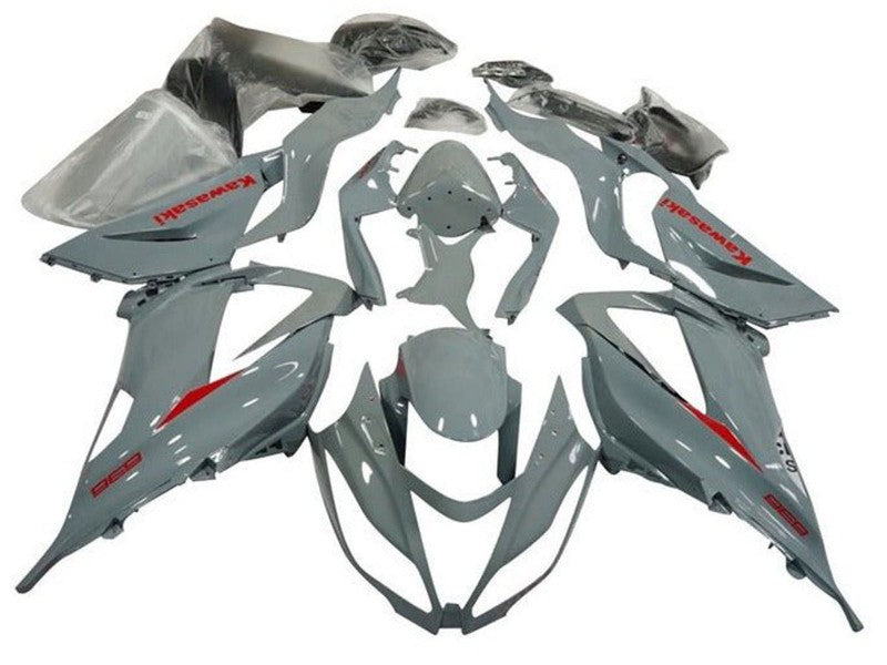Purchase 2013-2018 Nardo Grey Red Kawasaki ZX6R Motorcycle Fairing UK