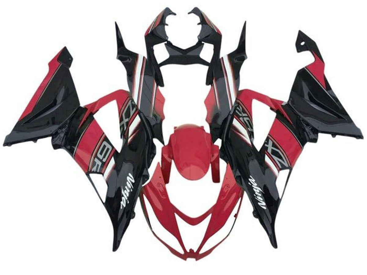 2013-2018 Red Black White Kawasaki ZX6R 636 Fairing Kit