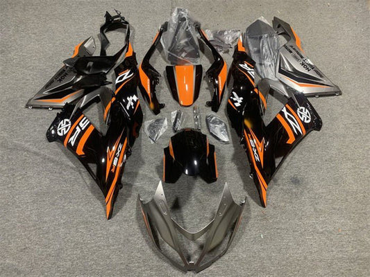 2013-2018 Black Orange White Kawasaki ZX6R 636 Fairing Kit