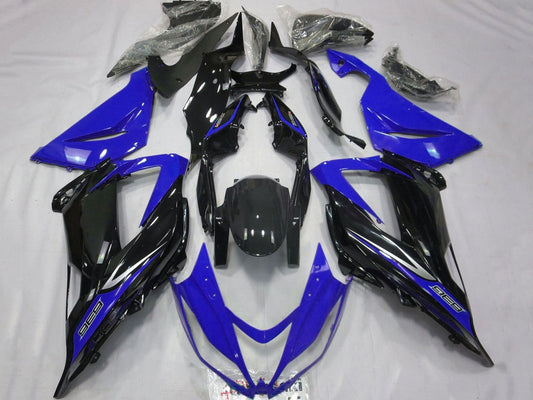 2013-2018 Blue Black Silver Kawasaki ZX6R 636 Fairing Kit