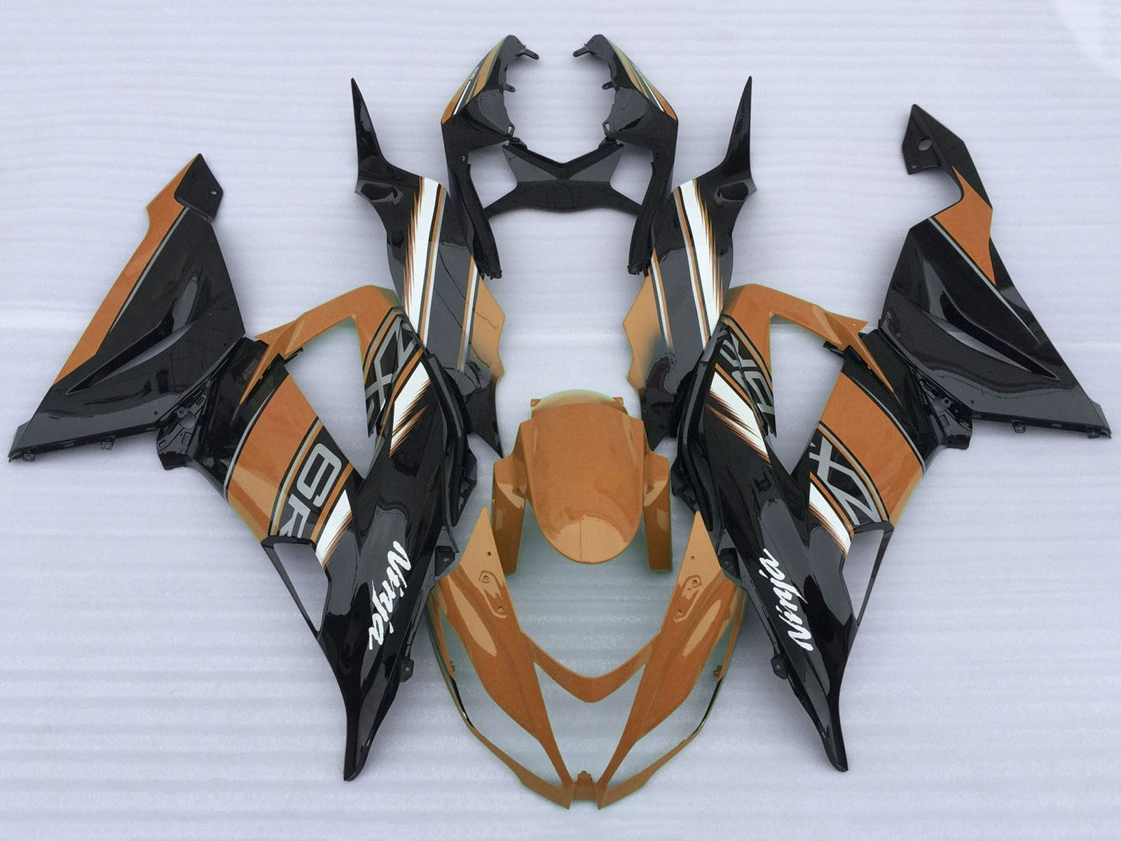 2013-2018 Orange Black White Grey Kawasaki ZX6R 636 Fairing Kit