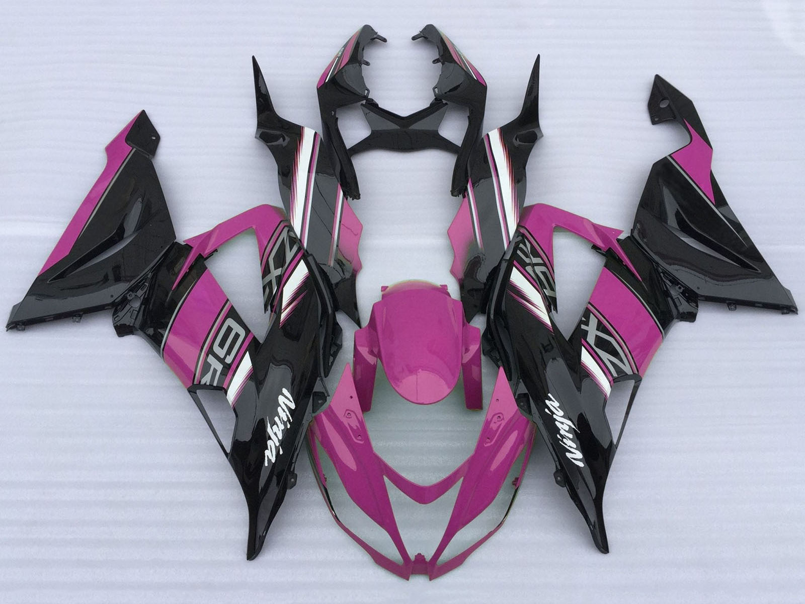 2013-2018 Pink Black White Grey Kawasaki ZX6R 636 Fairing Kit