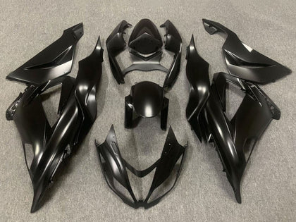2013-2018 Kawasaki ZX-6R Matte Black Fairing Kit
