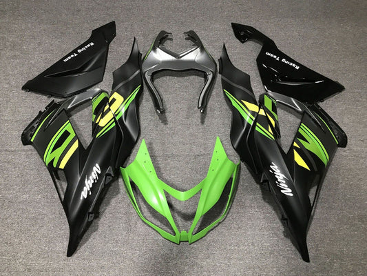 2013-2018 Matte Black Matte Green Matte Yellow Kawasaki ZX6R 636 Fairing Kit