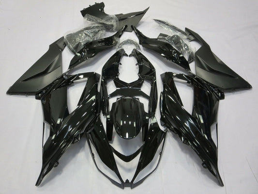 2013-2018 Black Matte Black Kawasaki ZX6R 636 Fairing Kit