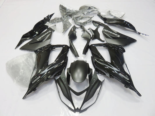 2013-2018 Glossy Black Matte Black Kawasaki ZX6R 636 Fairing Kit