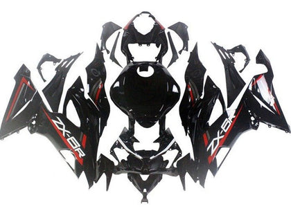2019-2022 Kawasaki ZX-6R Black Red White Gray Fairing Kit