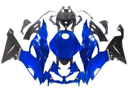 2019-2022 Kawasaki ZX-6R Blue Black Animal Fairing Kit