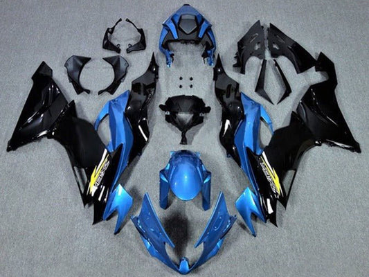 2019-2022 Glossy Blue Black Yellow Kawasaki ZX6R 636 Fairing Kit