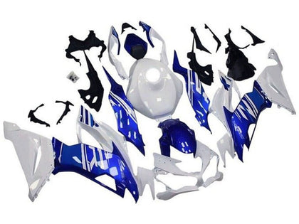 2019-2022 Kawasaki ZX-6R White Blue Fairing Kit