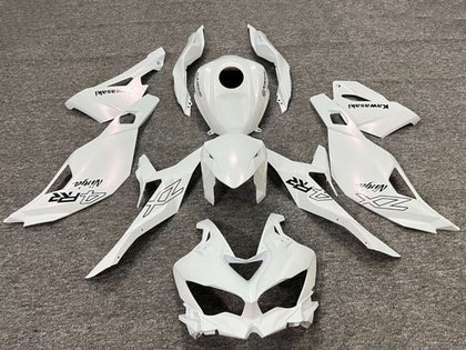 2019-2025 Kawasaki ZX-4RR / ZX4R Pearl White Black Fairing Kit