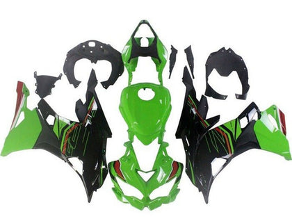 2019-2025 Kawasaki ZX-4RR / ZX4R Green Black Red Fairing Kit