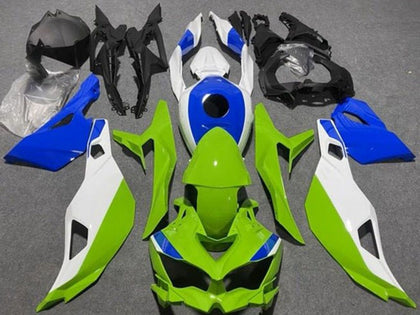 2019-2025 Kawasaki ZX-4RR / ZX4R Green White Blue Fairing Kit