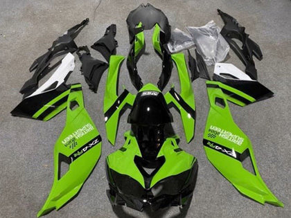 2019-2025 Kawasaki ZX-4RR / ZX4R Green Black White Fairing Kit