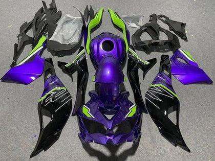 2019-2025 Kawasaki ZX-4RR / ZX4R Purple Black Green Fairing Kit