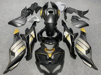 2019-2025 Kawasaki ZX-4RR / ZX4R Matte Black Gray Gold Glossy Black Fairing Kit