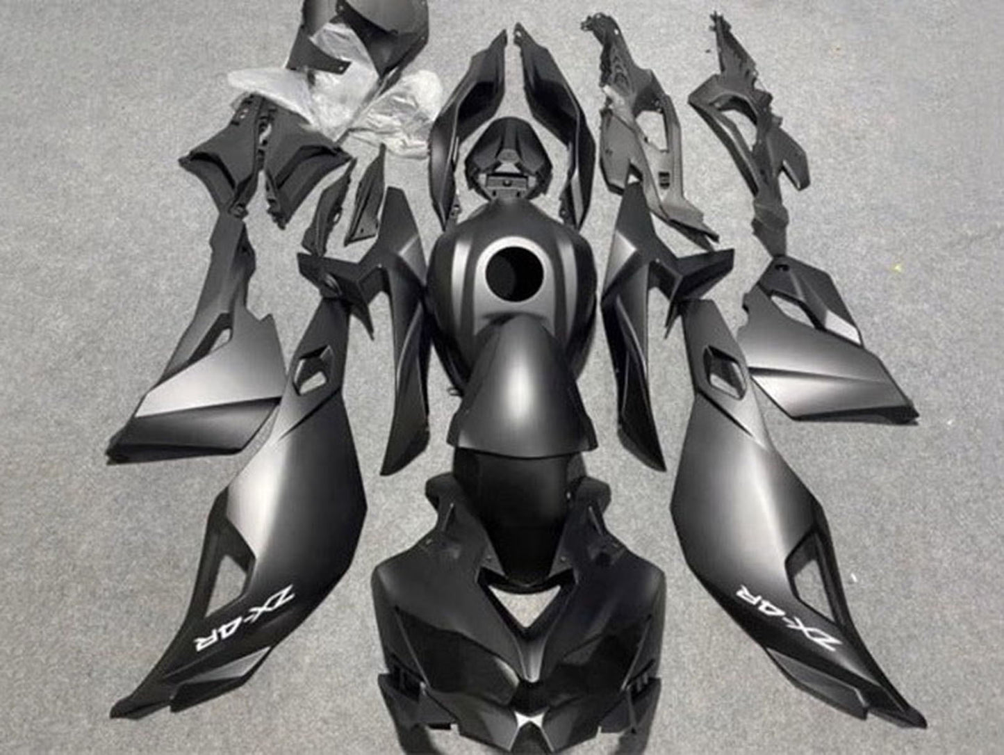 2019-2025 Matte Black Kawasaki ZX4R Zx 4RR Fairing Kit
