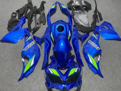 2019-2025 Kawasaki ZX-4RR / ZX4R Blue Green Ecstar Fairing Kit